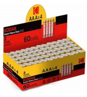 Батарейки Kodak ААА (мизинчиковые) 60 шт/уп