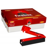 Набор для набивки сигарет Firebox — сигаретные гильзы, фирменная машинка для набивки 